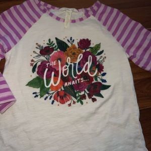 Matilda Jane The World Awaits tee  size 6